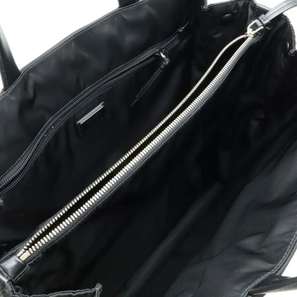 Prada Nylon Leather Triangle Logo 2WAY Bag